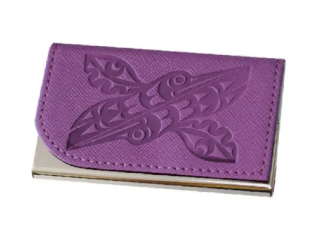 CARD HOLDER “HUMMINGBIRD” BY MANARD JOHNNY JR - 1