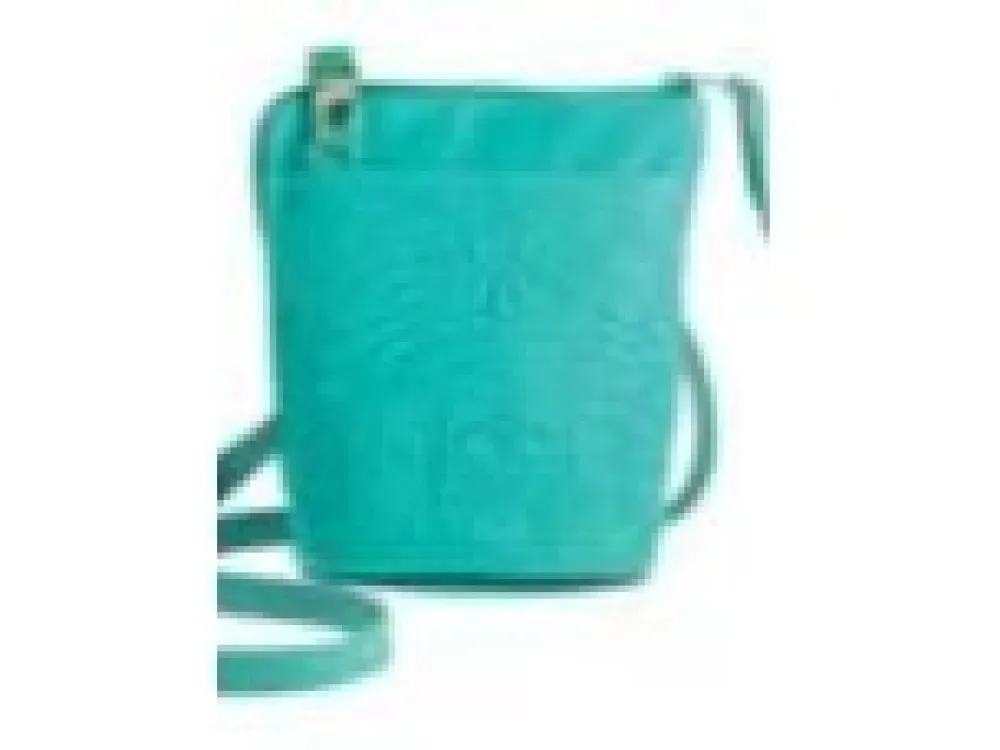 EMBOSSED DEERSKIN BAG - 1