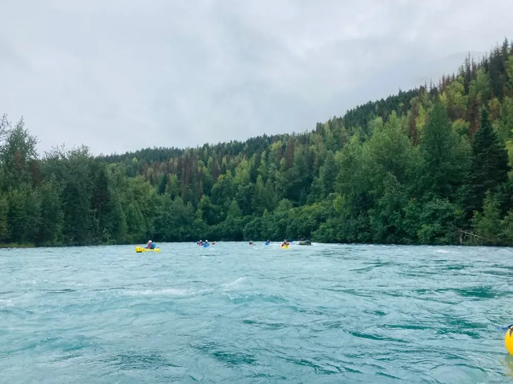 Packrafting Kenai River - 5