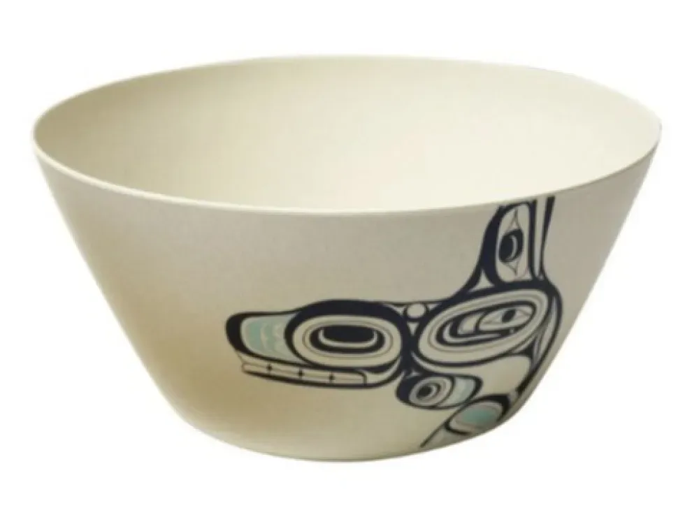 BAMBOO BOWL 10″ “WHALE” - 1
