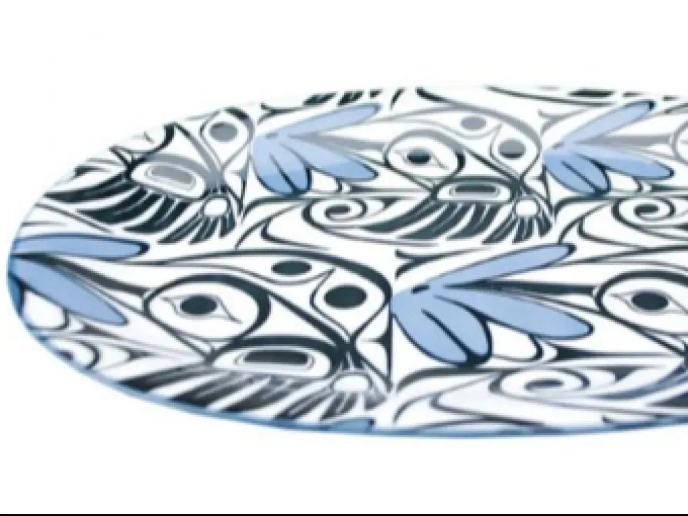 BH Hummingbird Large Oval Platter - 1