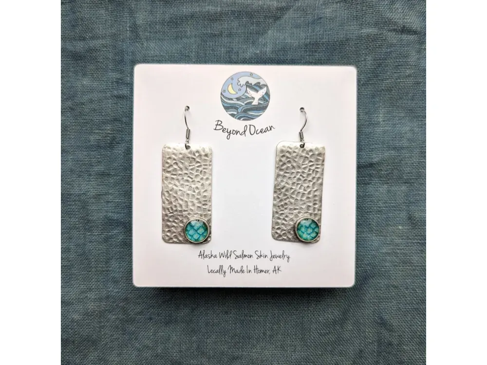 Textured Rectangle Dangles  - 2