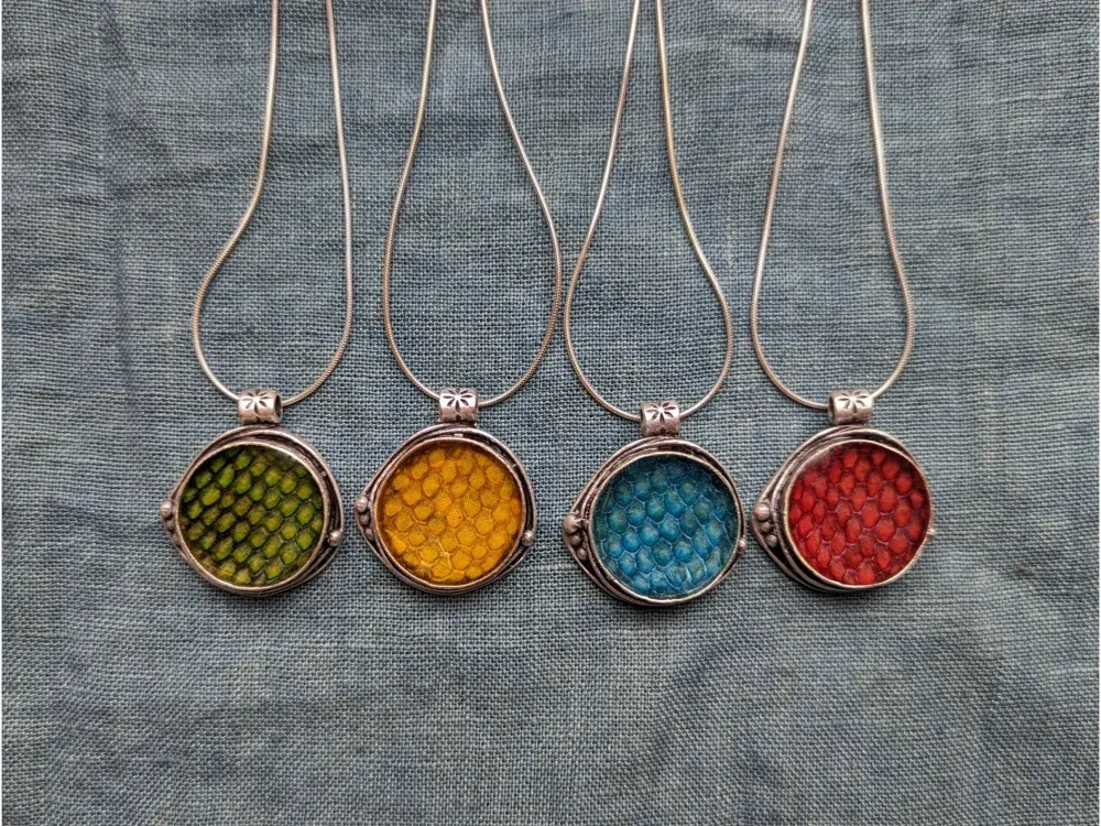 Large Embellished Necklace - 1