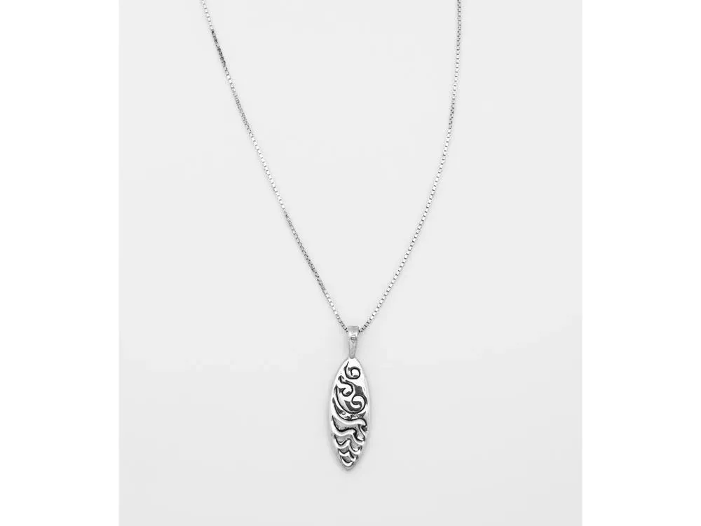 Sterling Silver Raven & Seal Double Sided Necklace - 2