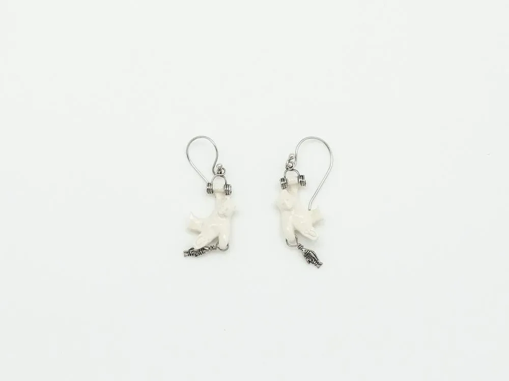 Mammoth Ivory Earrings “First Catch” SS  - 1