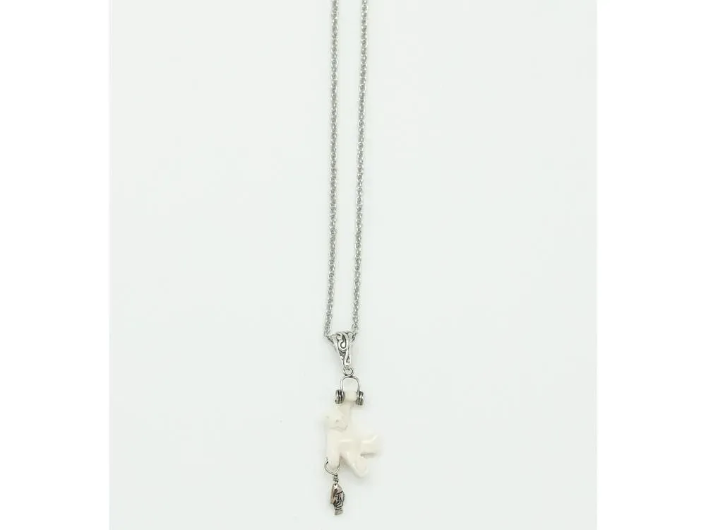 Mammoth Ivory Necklace “First Catch”  - 1