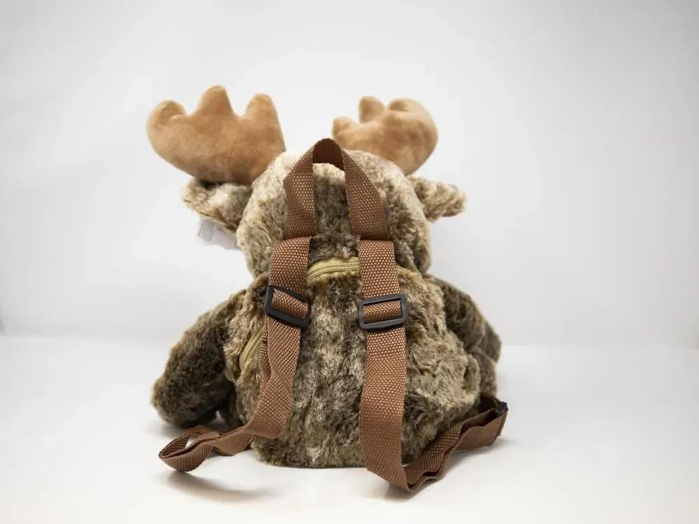 Plush Moose Backpack - 2