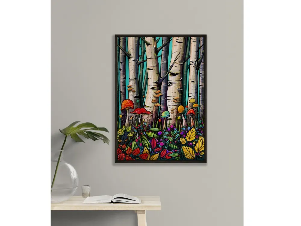 Canvas Art Print "Forest Floor" by Alaskan Artist Annie Brace Corso - 1