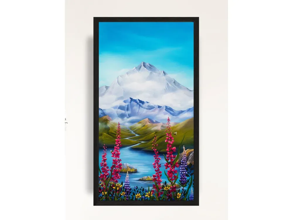 Canvas Art Print "Abundant Beauty" by Alaskan Artist Annie Brace Corso - 2