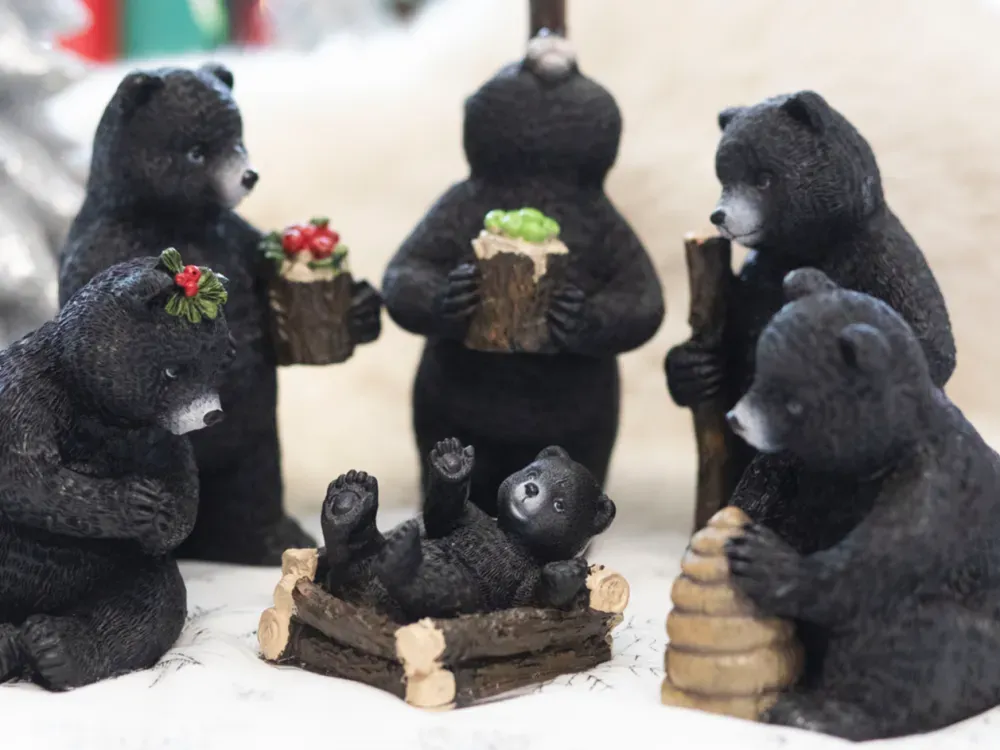 Black Bears Nativity  - 2