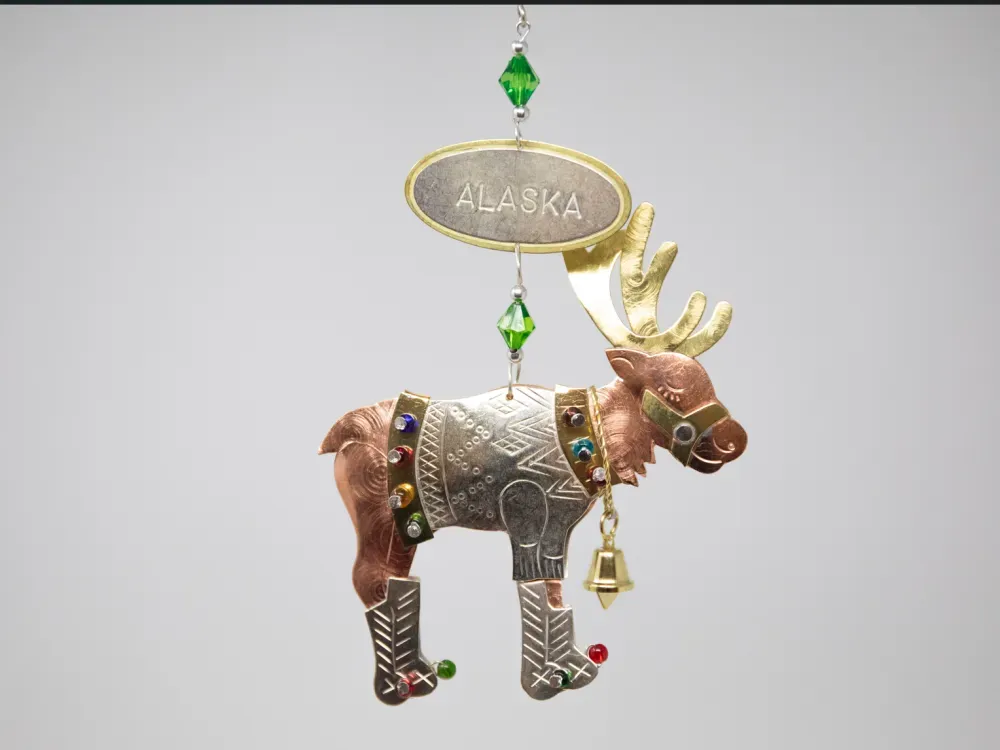 Metal Christmas Ornaments - 4