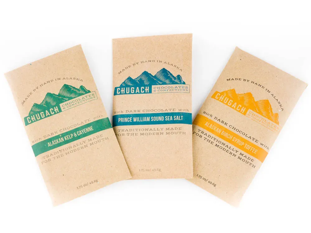 Chugach Dark Chocolate Bars - 6 Pack - 1