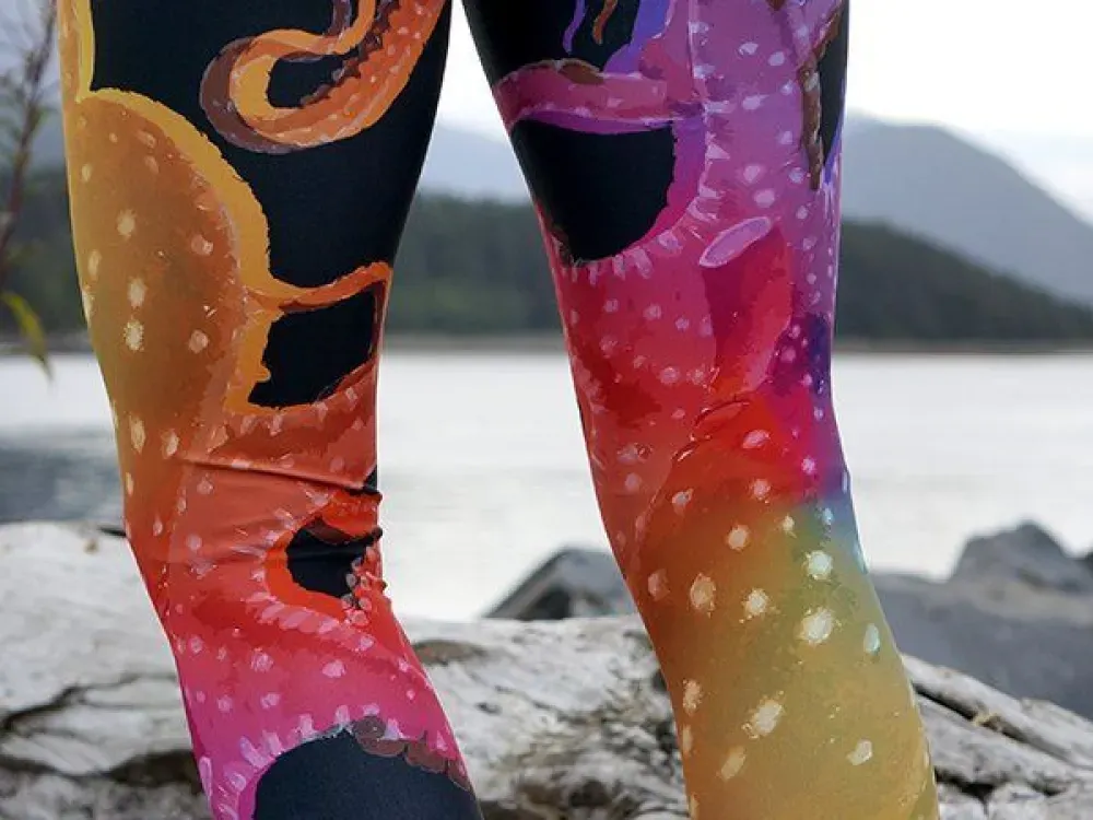 Octopus Rainbow Leggings - 4