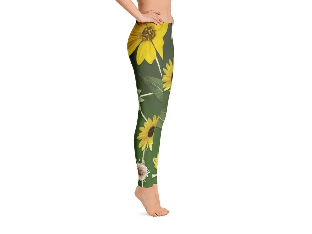 Grandma's Sunflower Leggings - 4