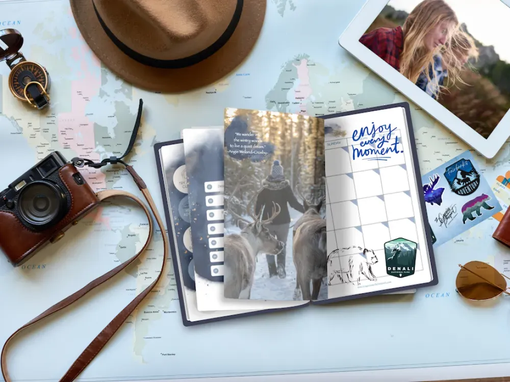 Alaska Travel Journal Sticker Sheet - 2
