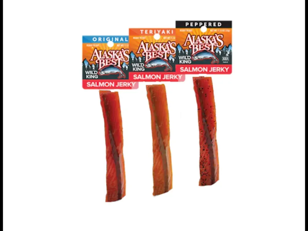 Alaskan Smoked King Salmon Jerky - 1