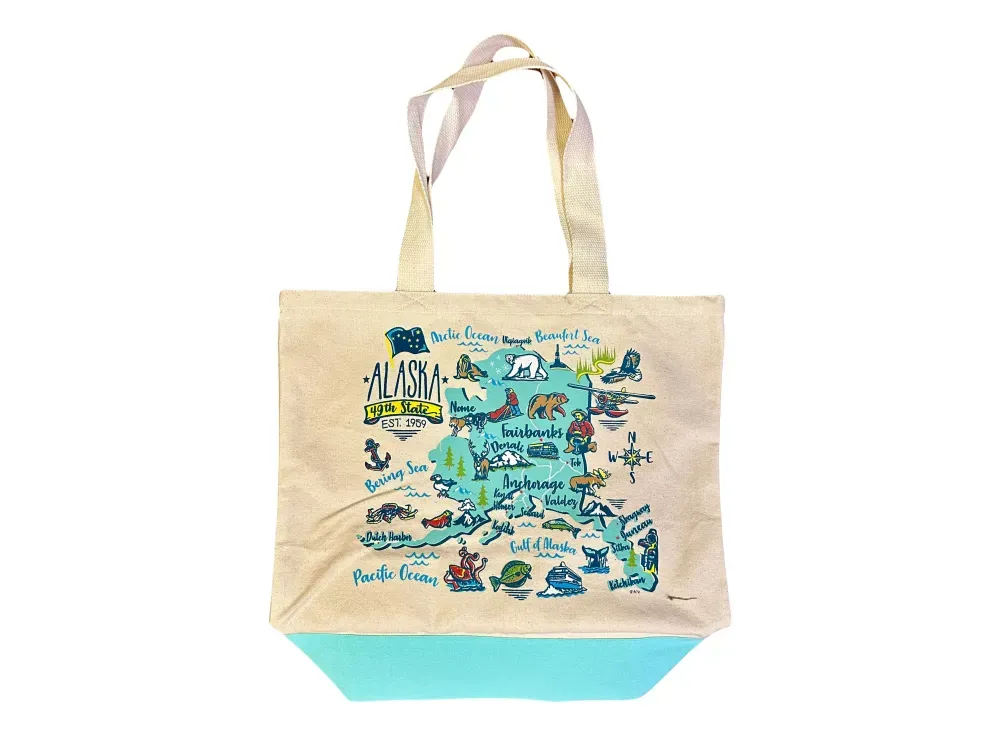 X-tuff Alaska Canvas Tote Bag  - 1