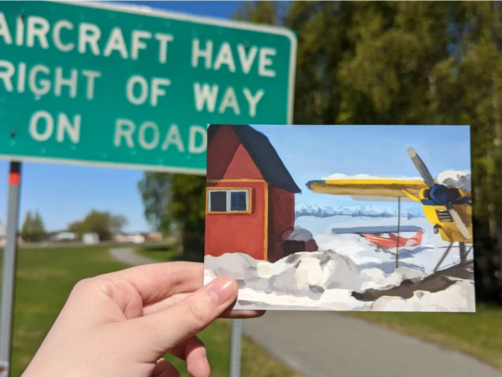 Lake Hood Postcard - 2