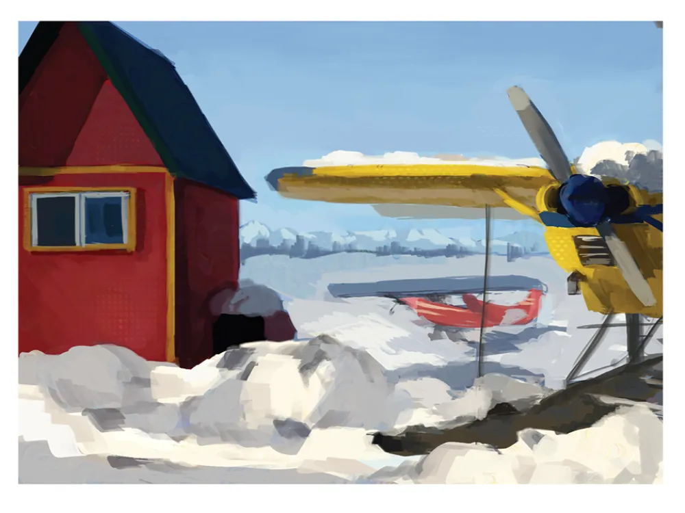 Lake Hood Postcard - 3
