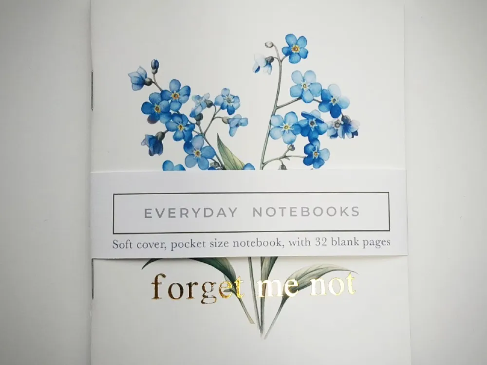 Forget me not Notebooks - 3