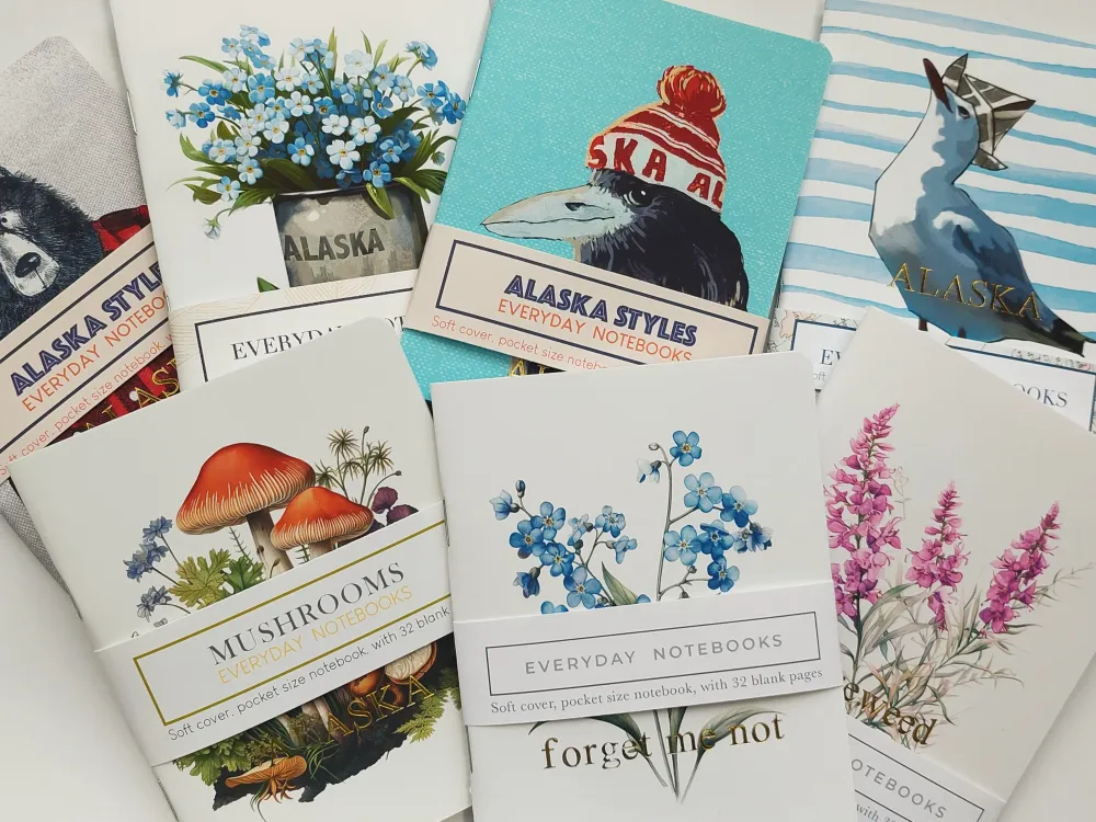 Alaska Mug of forgrt me not Notebook - 5
