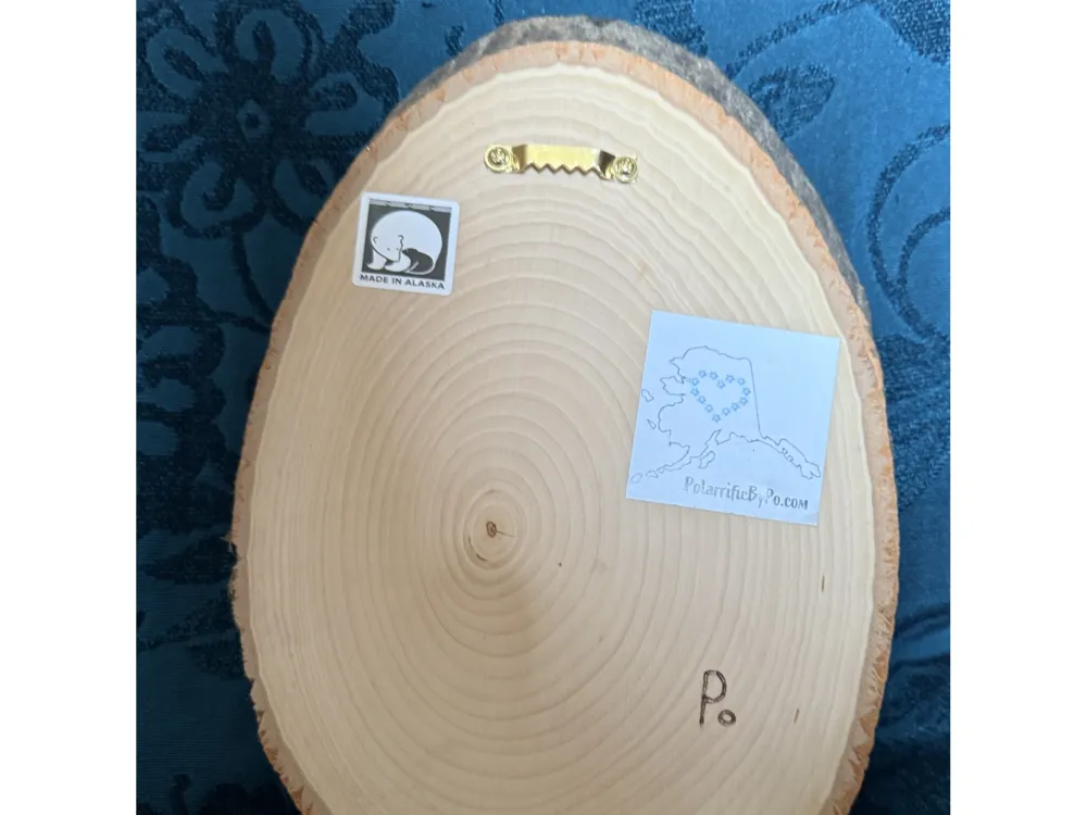 Wood burned picture of Bald Eagle - 2