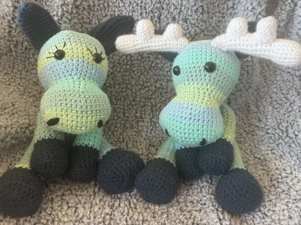 Hand crocheted Alaskan animals - 2