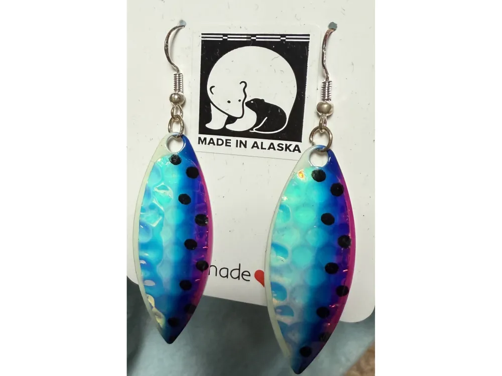 Fishing lure earrings - 3