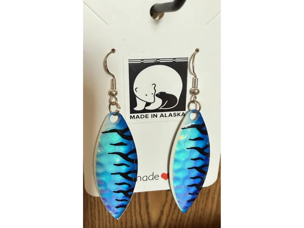 Fishing lure earrings - 4
