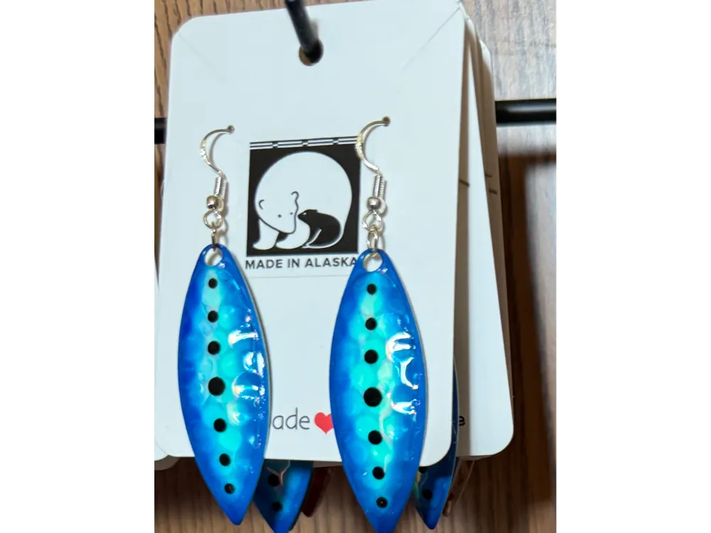 Fishing lure earrings - 5