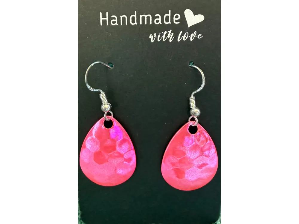 Fishing lure earrings - 1