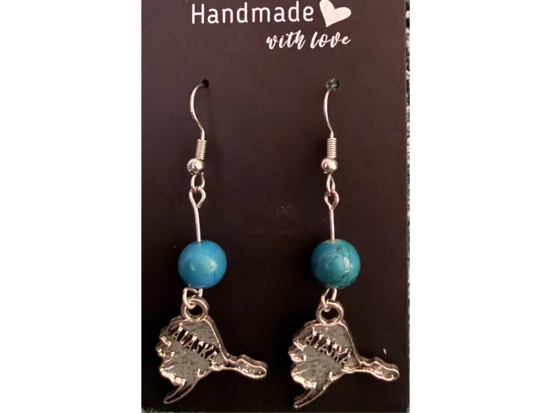Alaskan theme earrings