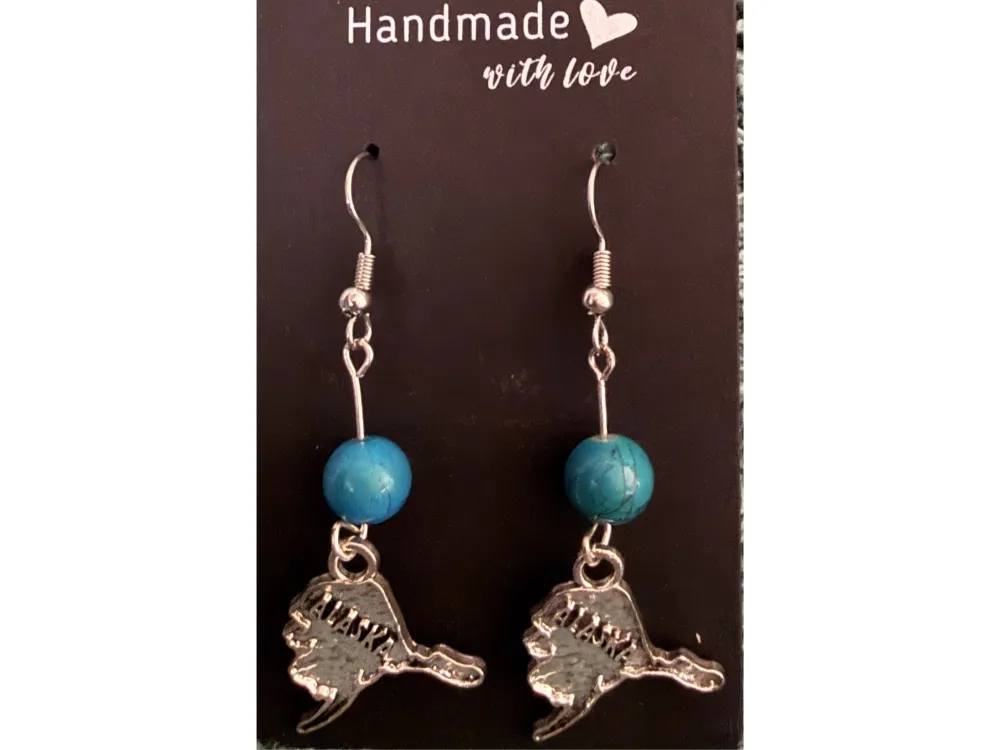 Alaskan theme earrings - 1