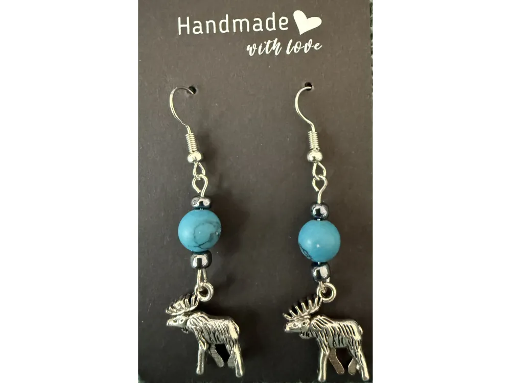 Alaskan theme earrings - 3
