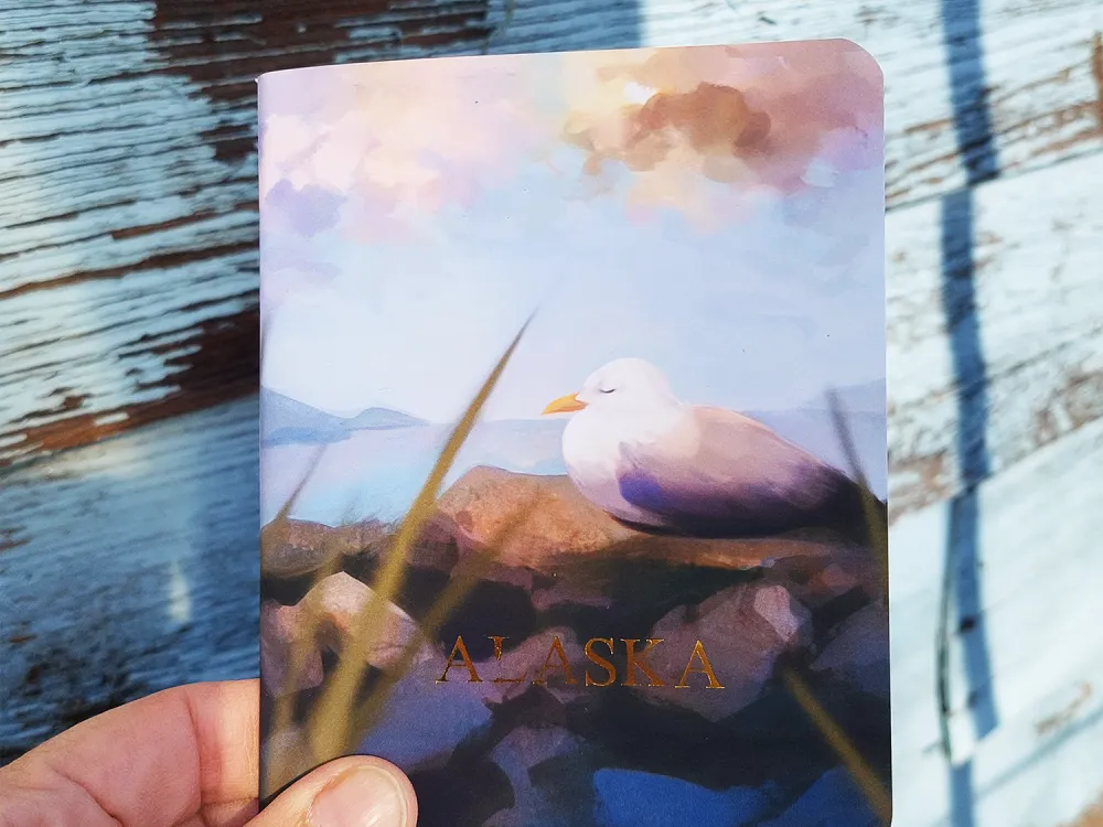 Seagul on the Rocks Notebook - 2