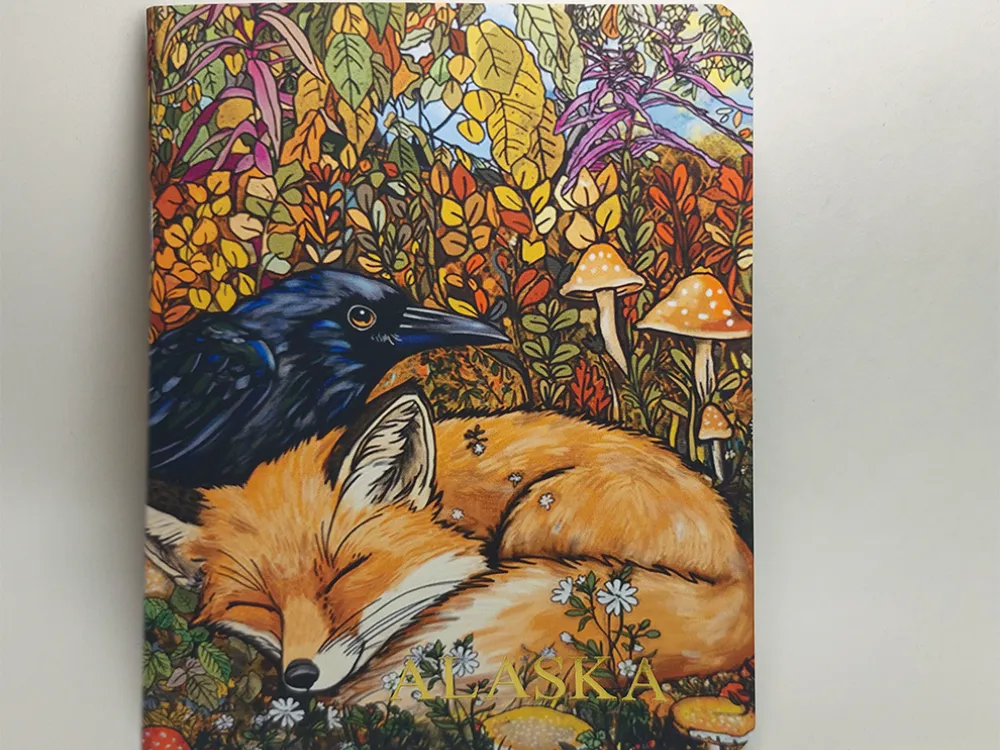 Raven and Fox napping Notebook - 1