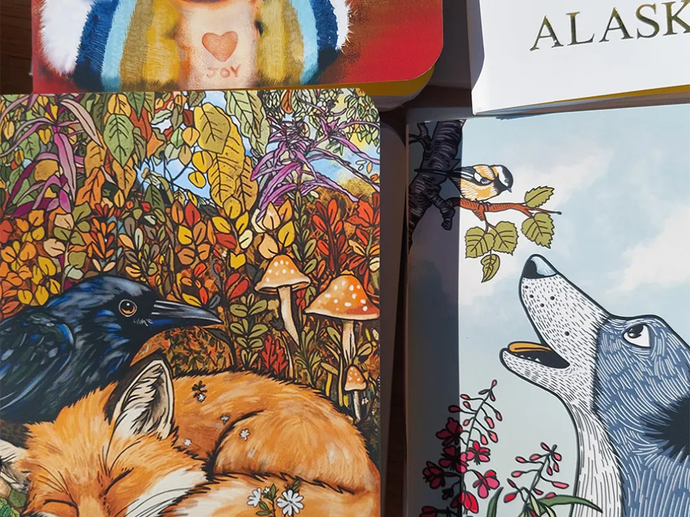 Raven and Fox napping Notebook - 4