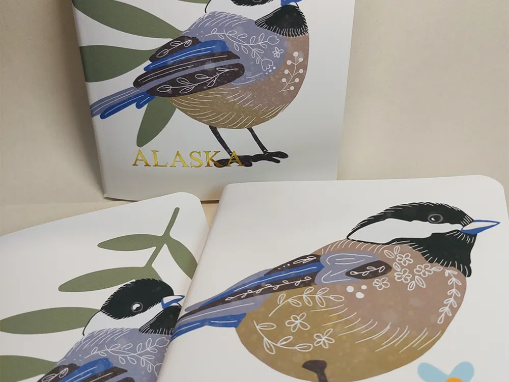 Alaskan Chickadee Notebook - 2