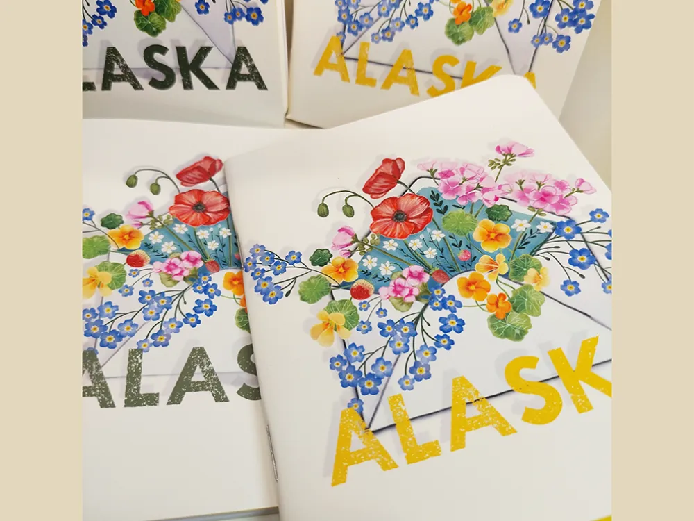 Alaska Wild Flowers Notebook - 4