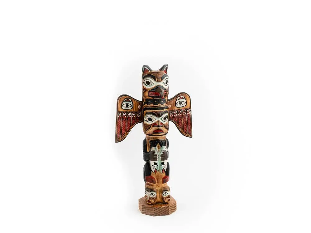 Alaska Black Diamond Fog Woman Totem Pole - 2