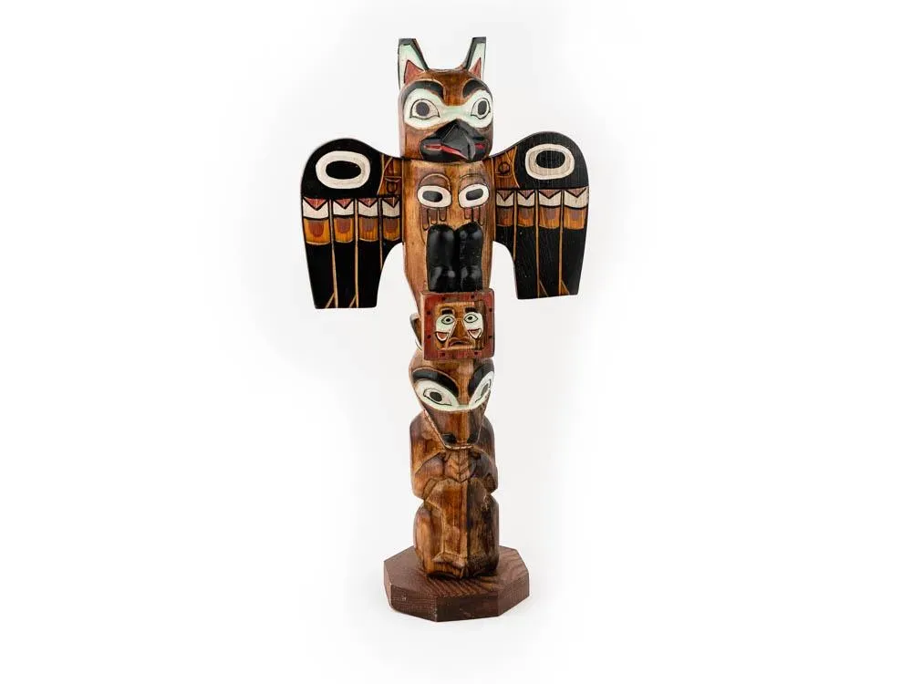Alaska Black Diamond Legend Of The Sun And Raven Totem Pole - 1