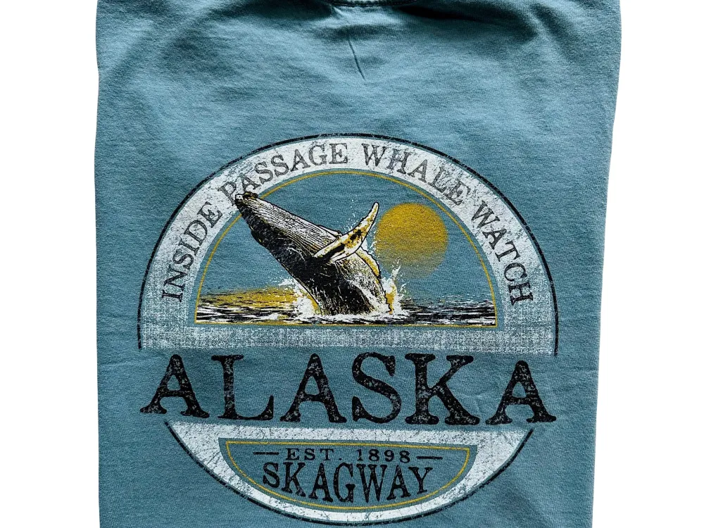 Whale Watch Skagway Alaska Tee - 1