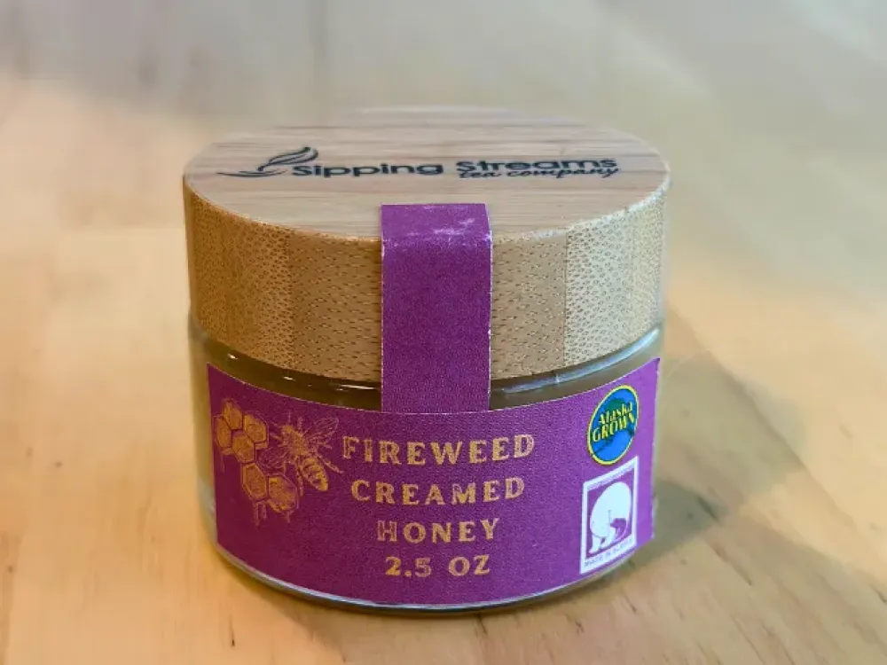 ALASKAN FIREWEED CREAMED HONEY – 2.5 OZ