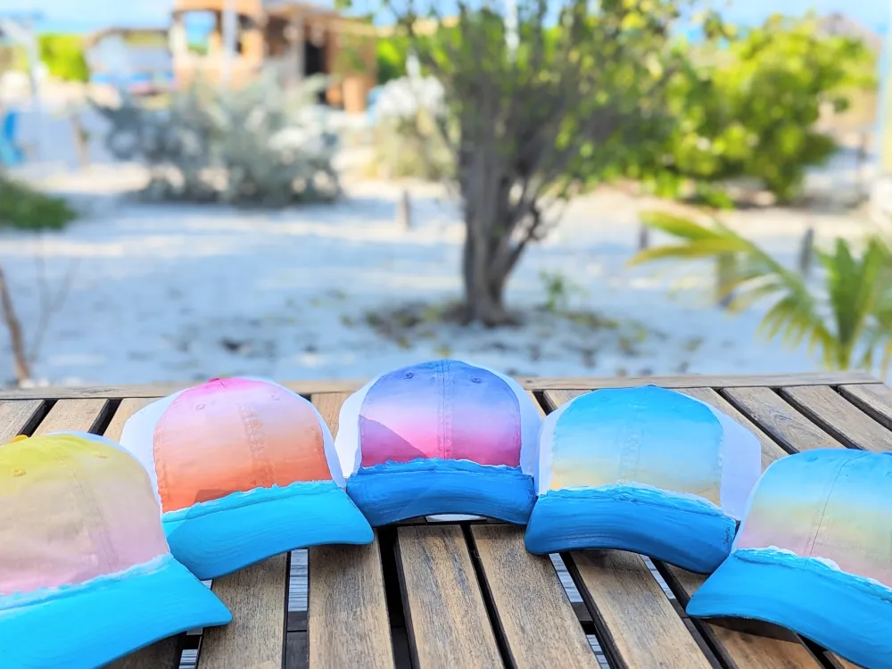 Hand Painted Hats - 3