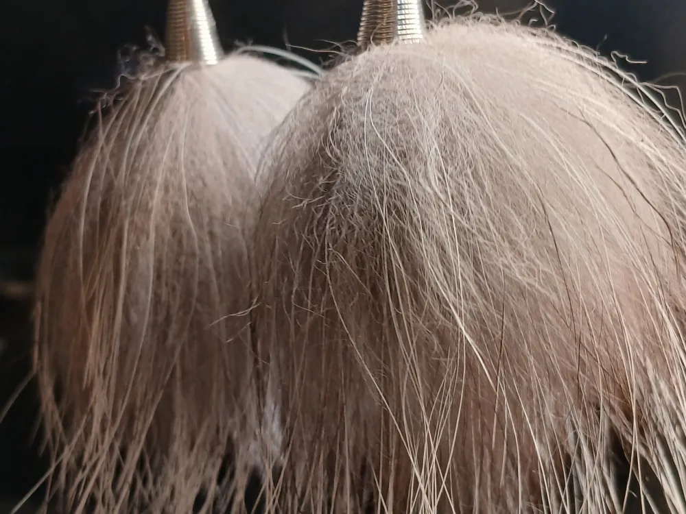 Alaska Silver Fox Hoops & Pom Poms (local favorite) - 2