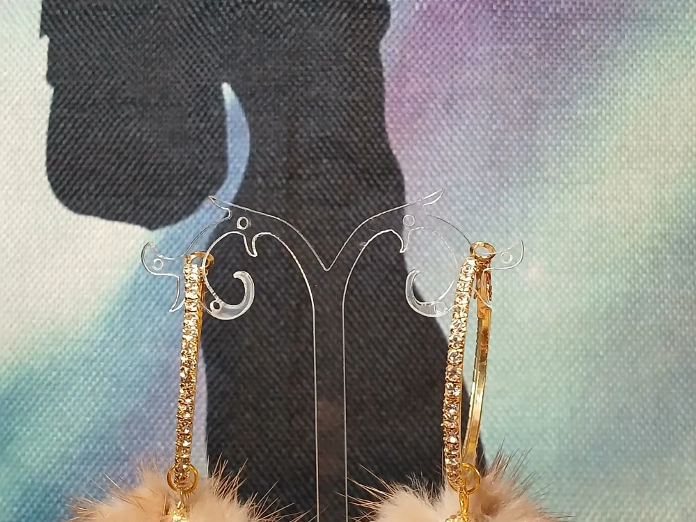 Modern Mink Pom Poms & Hoops - 4