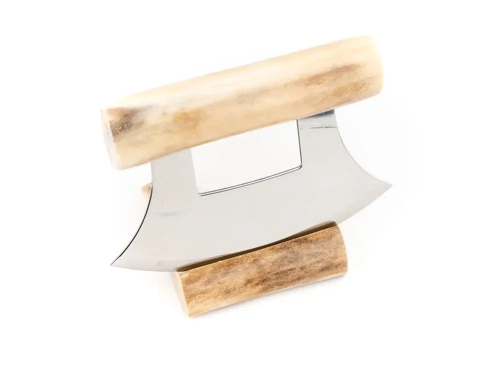 Bob Merry Caribou Antler Ulu - 1