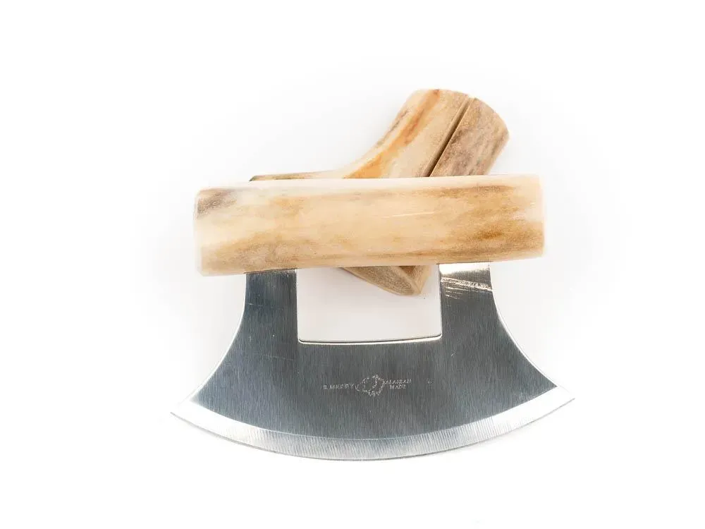 Bob Merry Caribou Antler Ulu - 2