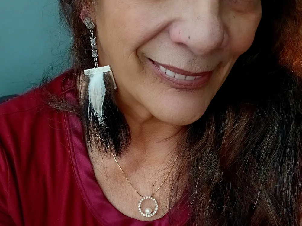 Alaska Bear & Rare Lynx Earrings - 1
