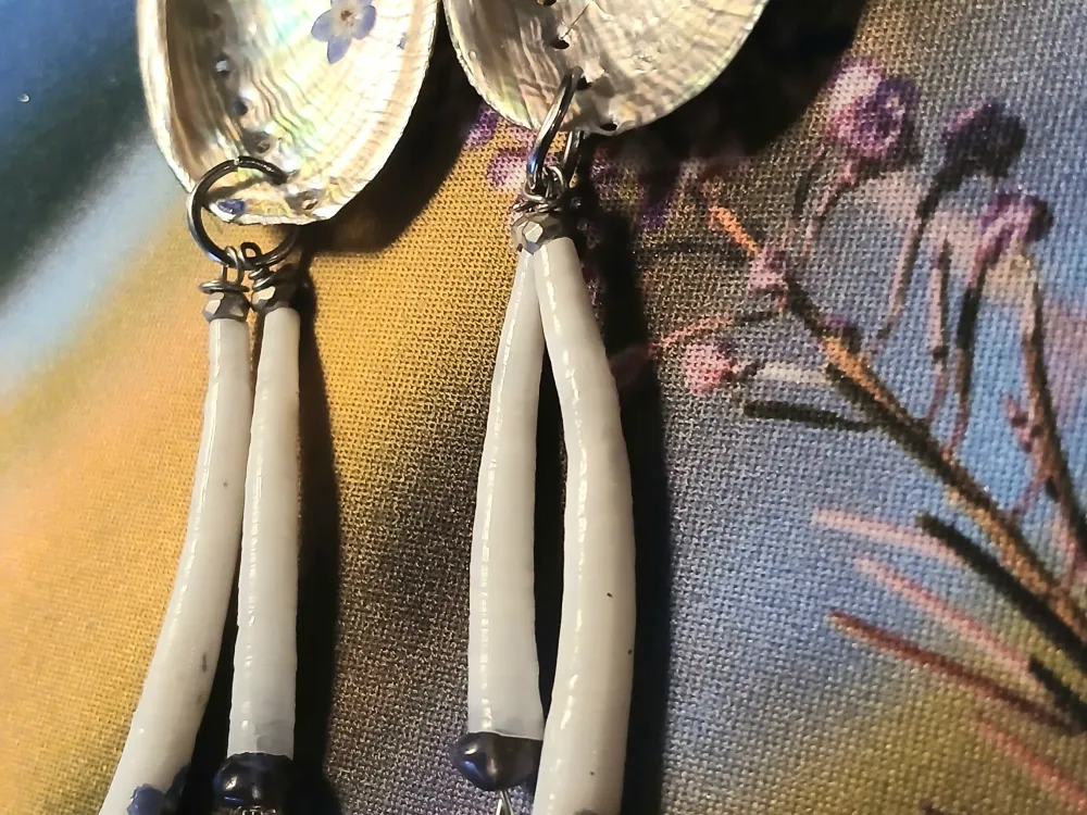 Whispers of Alaska: Dentalium & Forget-me-nots - 3